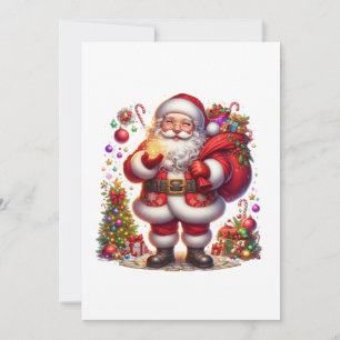 Alegre Papá Noel de Navidad