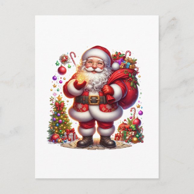 Alegre Papá Noel Navidad (Anverso)
