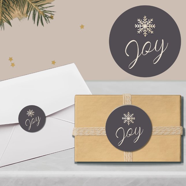 Alegre Pegatina de la ronda de vacaciones de Snowf (Subido por el creador)