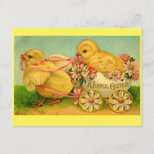 Alegre postal de chicles de Pascua