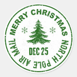 alegre sello de Navidad