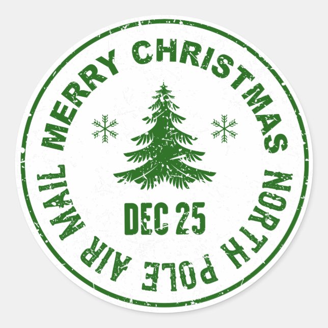 alegre sello de Navidad (Anverso)