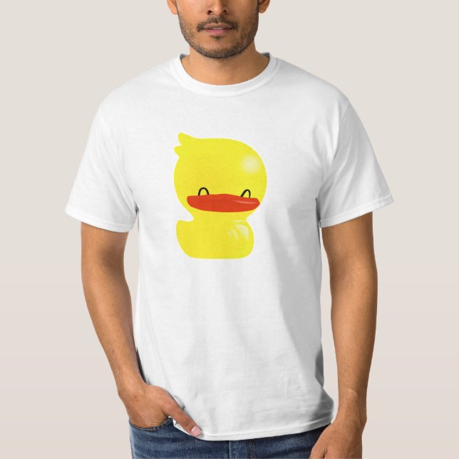 Alegre sonriente camiseta indiscreta (Anverso)