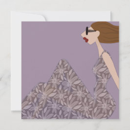 Alegre tarjeta de Ilustracion de moda Gentle Breez