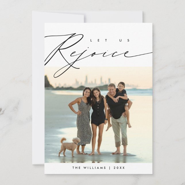 Alegrémonos, Foto de familia de Navidad (Anverso)