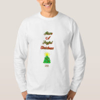 Alegres camisetas de manga larga para Navidades