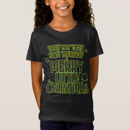 alegres Navidades Chicas de suéter fea camiseta