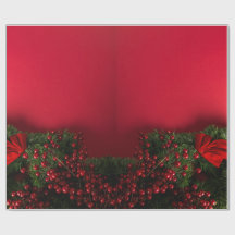 Alegres Navidades de vacaciones envolviendo papel