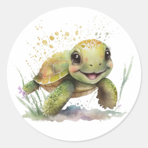 Alegres Pegatinas de Tortoise