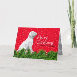 Alegres tarjetas de perro de Navidad - Cachorros N