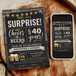 Alegres y cervezas sorpresa 40.ª invitación de cum