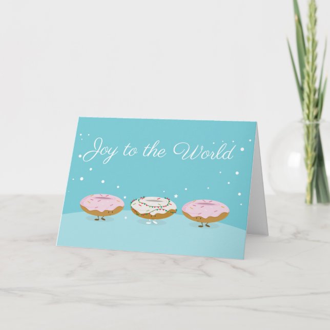 Alegría a la tarjeta de felicitación de los (Anverso)