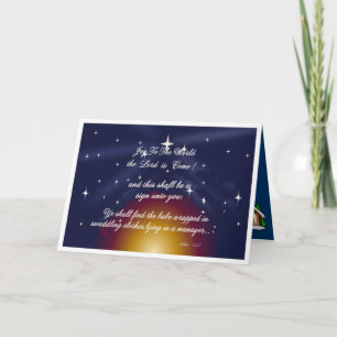 Alegría a la tarjeta de Navidad del mundo