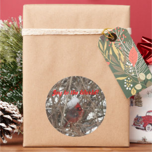 Alegría a los Pegatinas del Cardenal Mundial del H