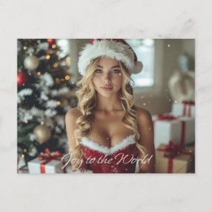 ALEGRÍA AL MUNDO - Chica Santa de Navidad