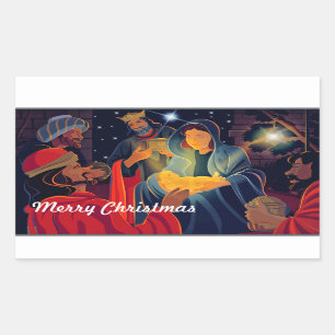 Alegría al mundo. Pegatinas de regalo de navidade