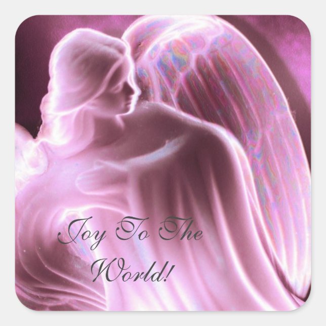 Alegría Al Pegatina Ángel Mundial (Anverso)