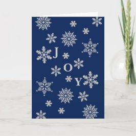 Alegría azul y plateada Navidad y días festivos