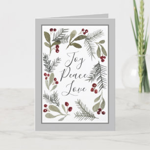 Alegría de Campo Moderno Amor Paz Navidad