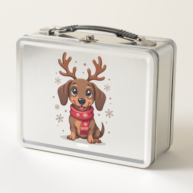 Alegria de Dachshund de Invierno (Anverso)