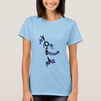 Alegría de la camiseta de Yoga