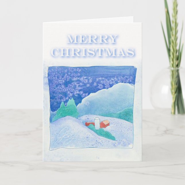 Alegría de la tarjeta de Navidad de Susan M. (Anverso)