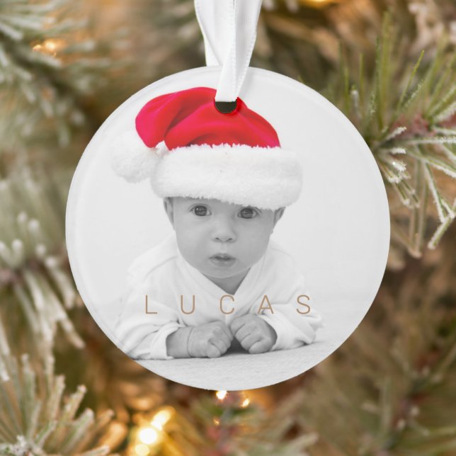 Alegría de los abuelos Foto Monograma Ornamento de (Árbol)