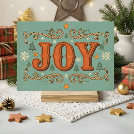 Alegría de Navidad del Oeste Retro