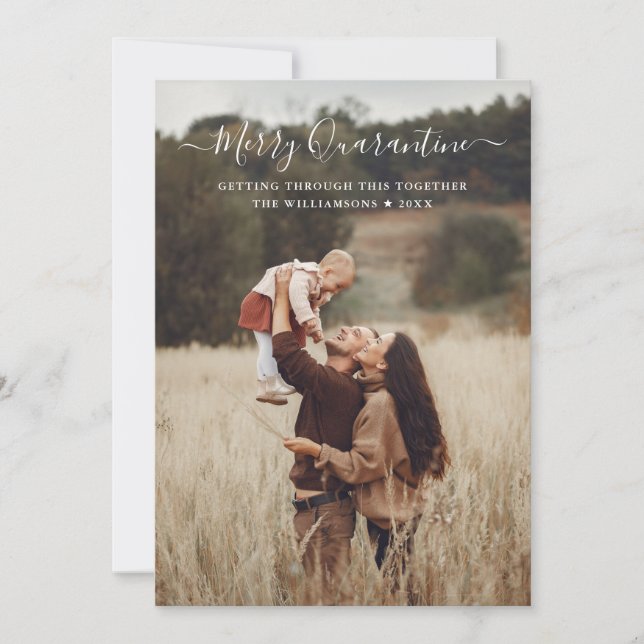 Alegría de Navidad en Cuarentena Diversión Guión F (Anverso)