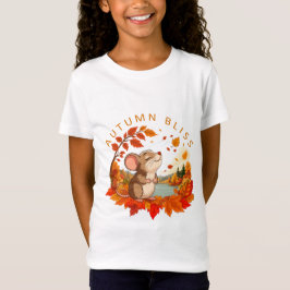 Alegría de Otoño Ratón Pequeño y Lindo. Camiseta p