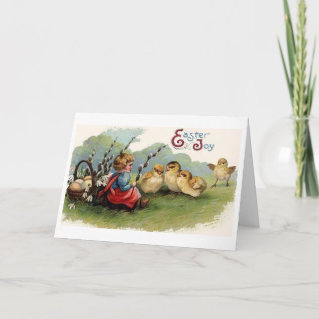 ¡Alegría de Pascua! Tarjeta de felicitación de Pas (Anverso)