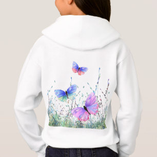 Alegría de primavera - Mariposas coloridas vuelan 