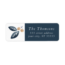 Alegría de vacaciones - Etiquetas de dirección de 