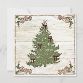 Alegría del árbol de navidad del Collage de fotos 