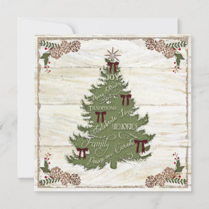 Alegría del árbol de navidad del Collage de fotos 