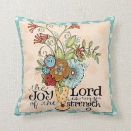 Alegría del señor - ramo floral - Cojín decorativo