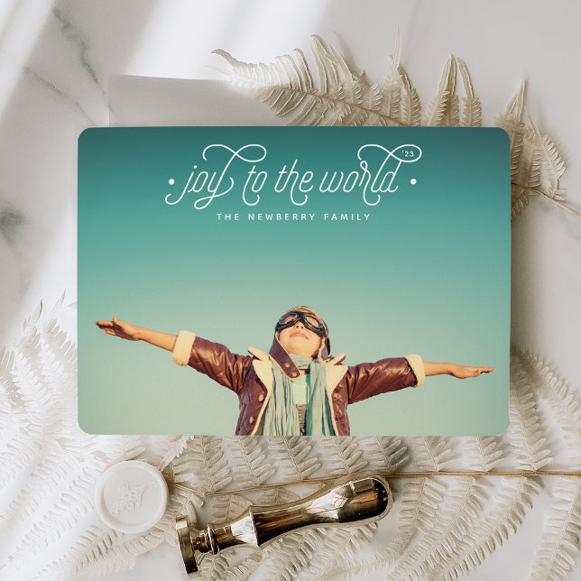 Alegría elegante | Tarjeta fotográfica de vacacion (Subido por el creador)