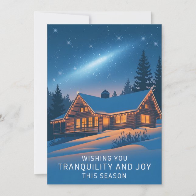 Alegría esta temporada - Tarjeta de Navidades (Anverso)