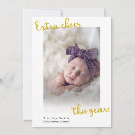 alegría extra este año tarjeta de vacaciones de in