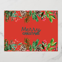 Alegría festiva a la espera: postal de Navidades