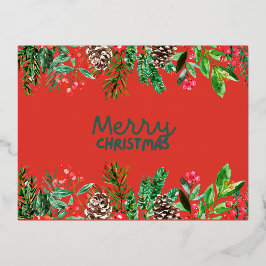 Alegría festiva a la espera: postal de Navidades