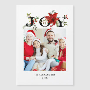 Alegría festiva colorida con Poinsettias y Berries