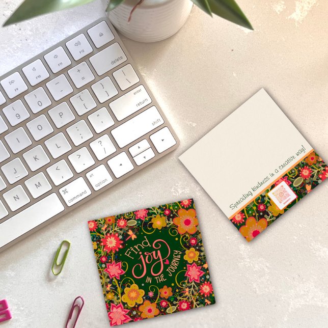 Alegría floral en tarjetas de bondad de la inespir (Colorful and inspirational Inspirivity, kindness cards. Give out some Positive Vibes today!)