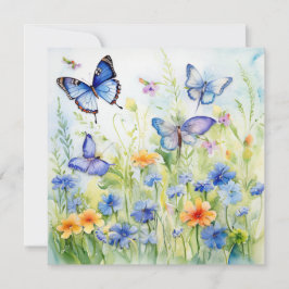 Alegría floreciente: Tarjeta de cumpleaños de jard