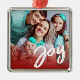 Alegría | Foto Personalizado | Navidades Ornamento