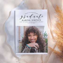 Alegría | Invitación de graduación de fotografía d