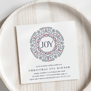 Alegría   Invitación de Navidades a cenar