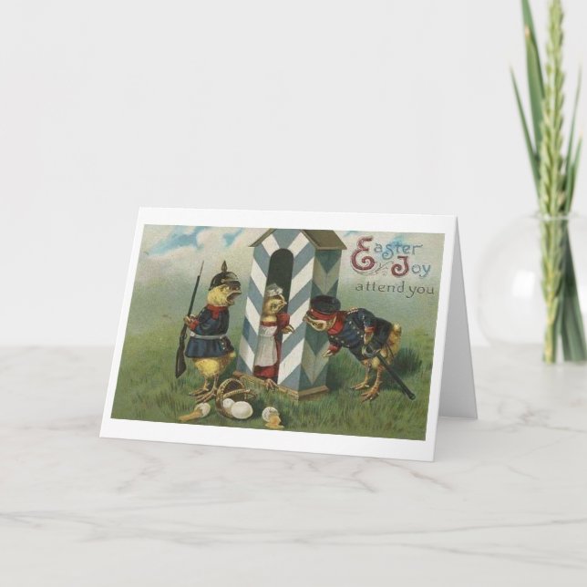 ¡Alegría militar de Pascua! Tarjeta de (Anverso)