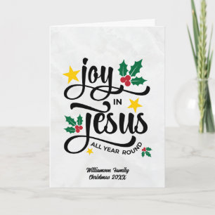 Alegría Moderna en Jesús Tarjeta de Navidad Cristi