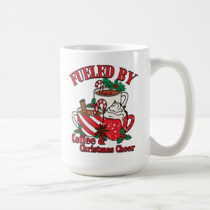 Alegría Navideña Representada en Tazas de Café de 